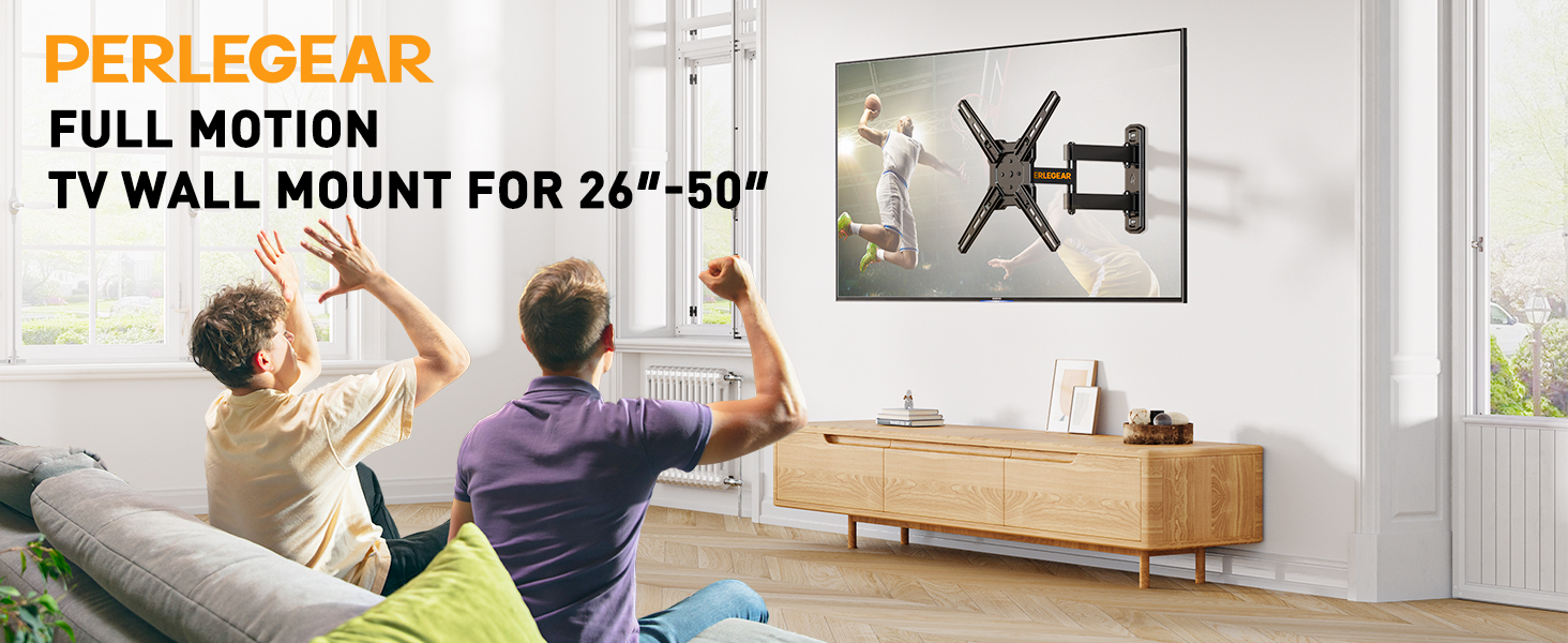 full motion tv wall mount