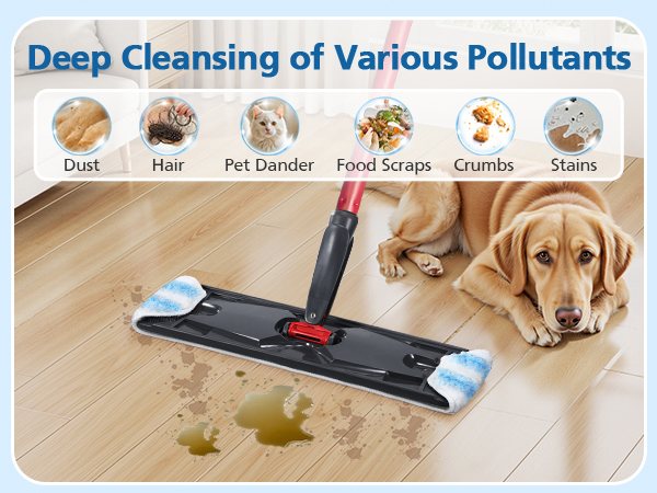 h2pro flat mop pads