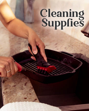 CAt iron pan cleaners cleaning supplies for castiron