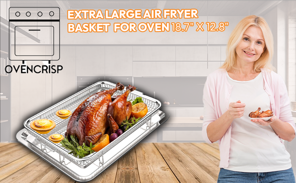 air fryer basket for oven with air fry option air fryer oven basket
