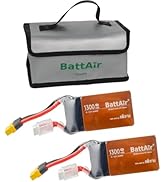 ISDT BattAir 6S 80C 1300mAh Smart Battery for RC Car Plane FPV Drone (2 Packs)