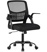 DUMOS Home Office Desk Chair - Ergonomic Computer Chair with Lumbar Support &amp; Rocking Mode, Heigh...