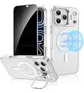 Ruky for iPhone 17 Pro Max Case with Privacy Screen Protector, [with Detachable Buttons] Compatib...
