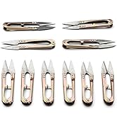 Kings County Tools All-Metal Thread Snips and Sewing Scissors Set of 10 | Spring Loaded Design | ...