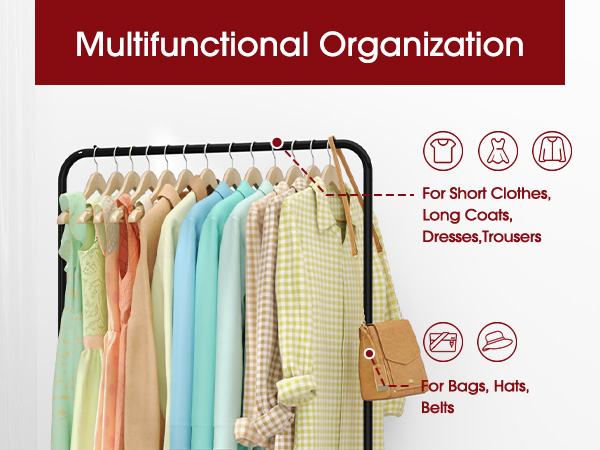 clothes and shoe rack
