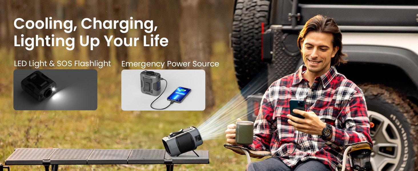 portable waist clip fan clip on fan for shirt