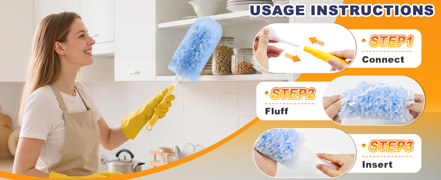 Duster Refill for Swiffer Duster, 360 Dusters Heavy Duty Refills