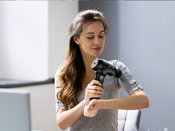 massage gun with Metal Head