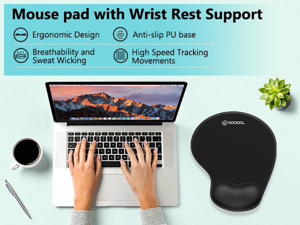 ergonomic mouse pad