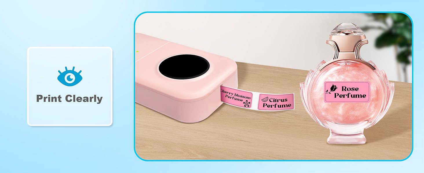 Label Maker Tape Adhesive White Label Paper Thermal Paper Black on White label paper