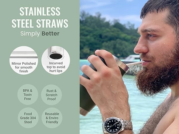 Greens Steel Beast Stainless Steel Insulated Tumbler With Handle