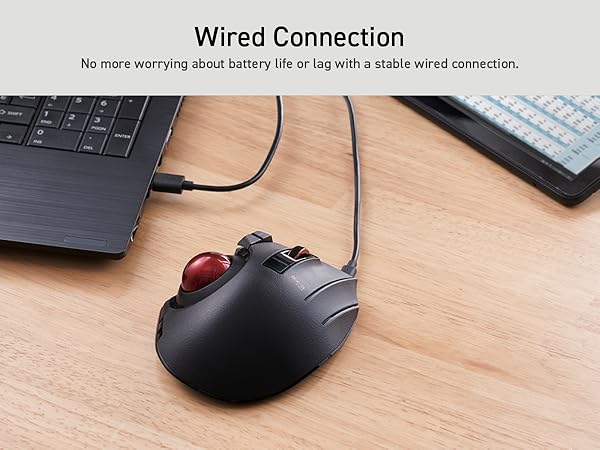 Ex-G Pro Trackball Wired Connection