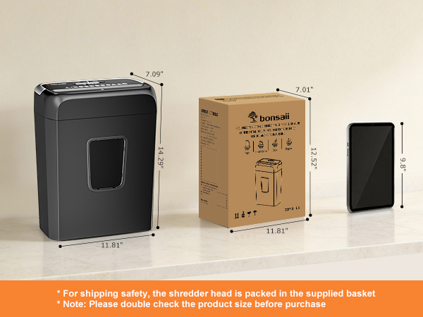 Bonsaii Paper Shredder for Home Use