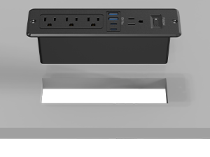 HEZI 65W USB C recessed power strip