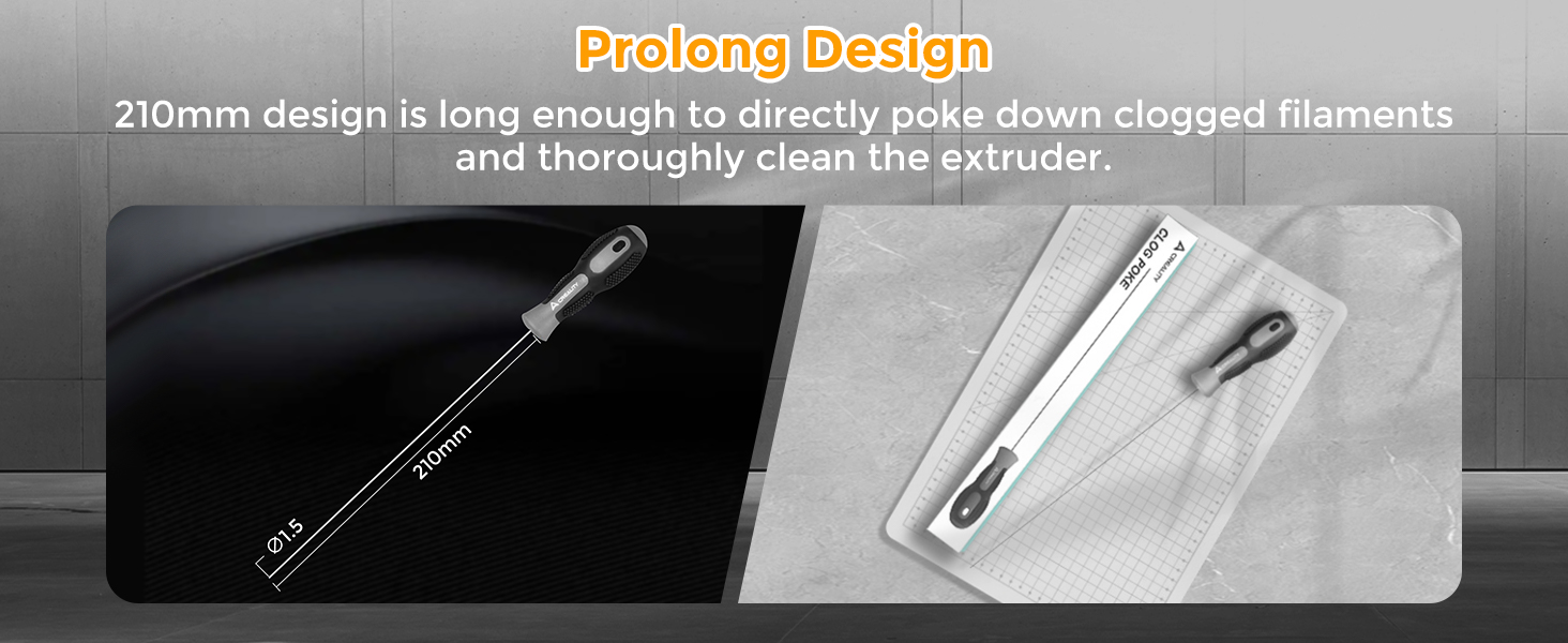 Creality Clog Poke 3D Printer Nozzle Cleaning Kit for 1.75mm Filament Nozzles