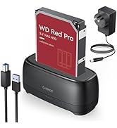 ORICO External Hard Drive Docking Station for 2.5/3.5 Inch HDD SSD USB 3.0 to SATA Hard Drive Doc...