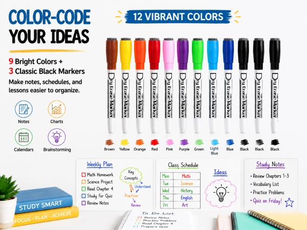 Magnetic Dry Erase Markers