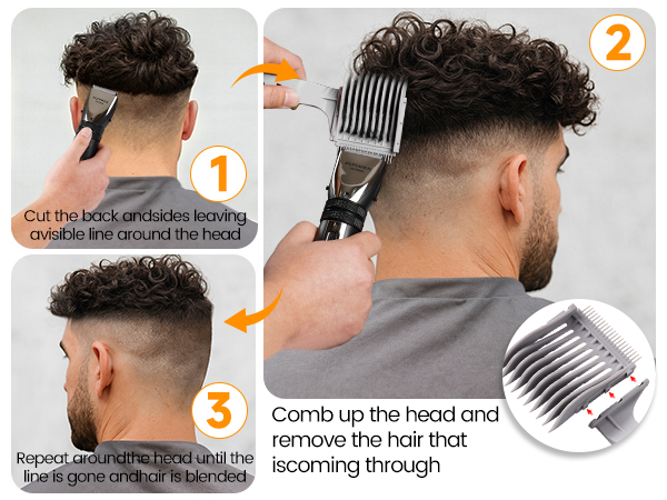 blend friend fade comb