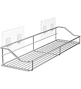 Orimade Bathroom Shelf Organizer Shower Caddy Storage Kitchen Rack with Traceless Transparent Adh...