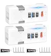 TOKCKYBL Premium Keyless Cabinet Lock with Combination Code - 3-Digit Password Hasp Latch Lock fo...