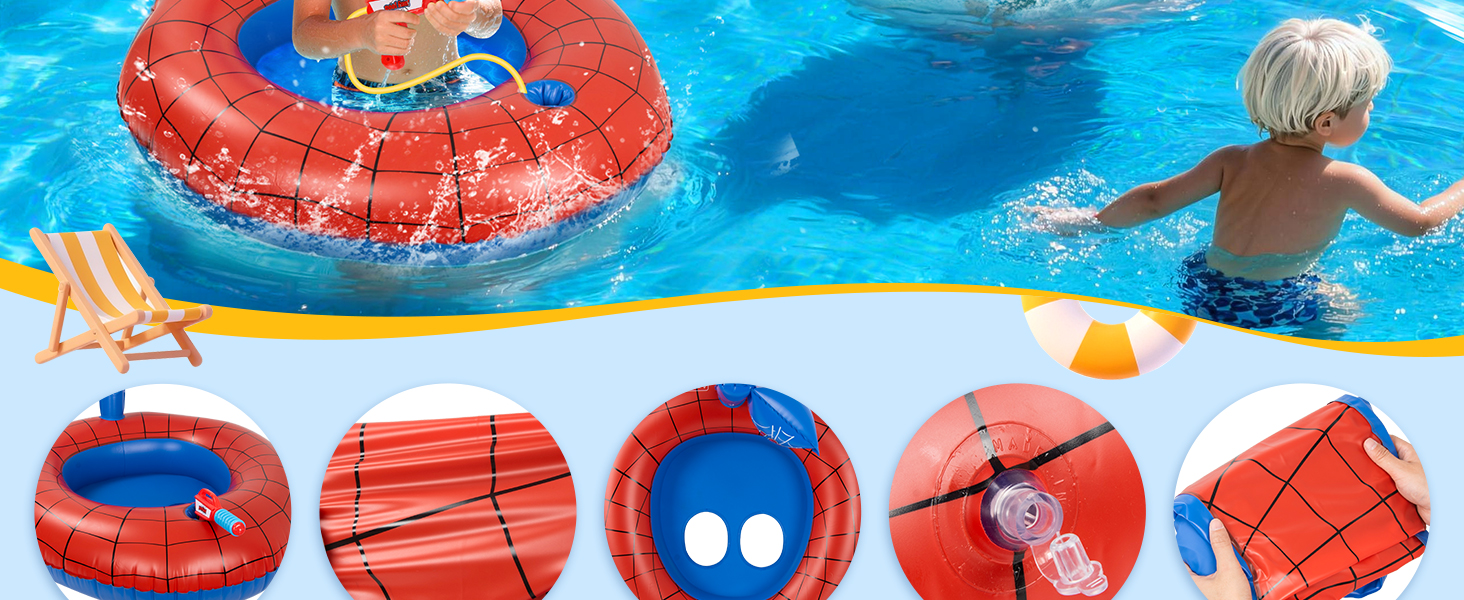 1.Durable Thickened PVC Material; 2.Comfortable Cushion; 3.Safe Sealed Design; 4.Easy to Carry