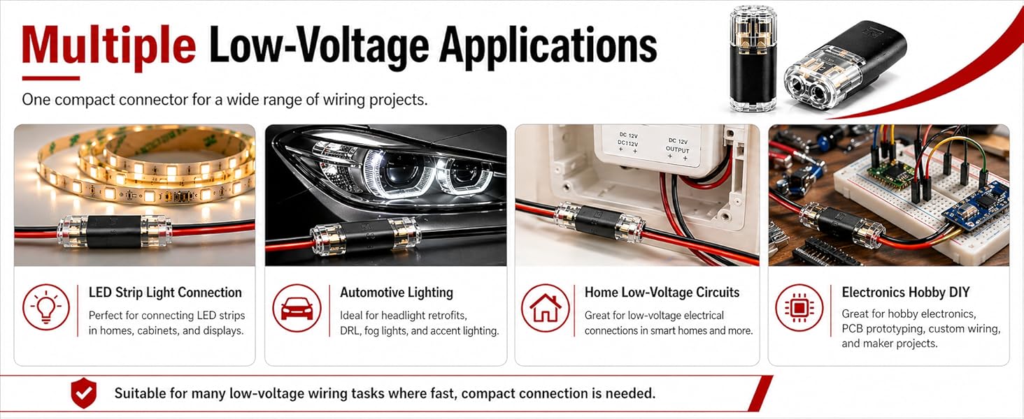 Multiple Low-Voltage Applications