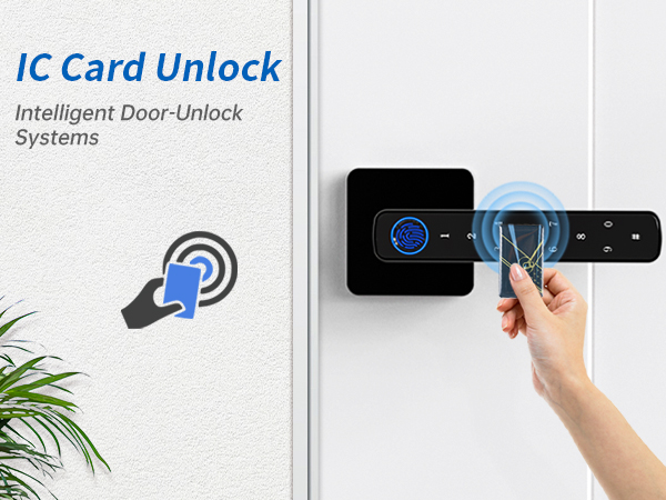 smart fingerprinter door knob