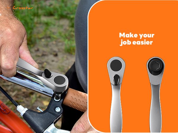 Crosstar 5-Piece Mini Ratchet Wrench Set