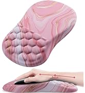 Laokiiy Mouse Pad Wrist Support, Ergonomic Mouse Pad with Wrist Rest, Comfortable Computer Mouse ...