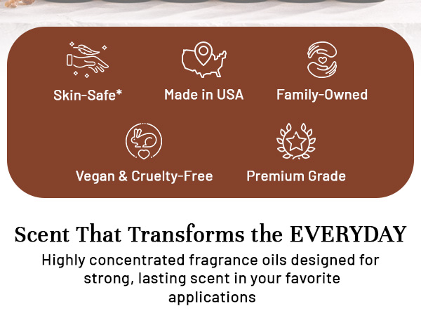 Fragrance Oils for Diffusers for Home Spice Set Fragrance Scents for Candle Making