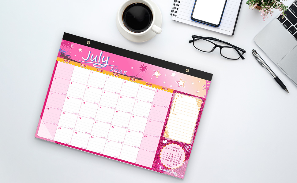 desk calendar 2025-2026
