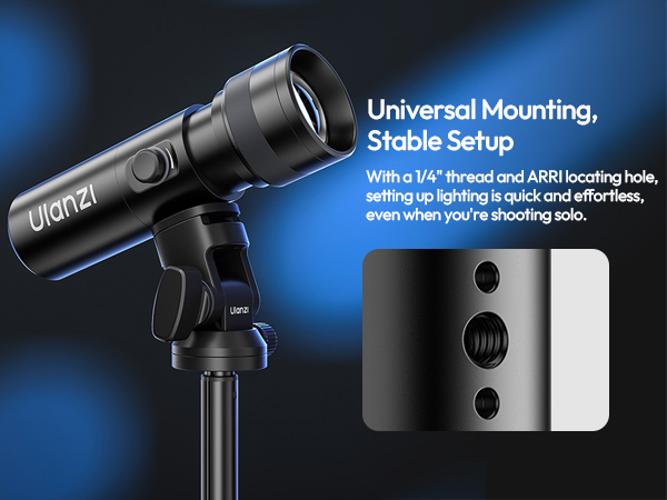  RGB LED fill flashlight with 1/4 screw for tripod, camera, DSLR