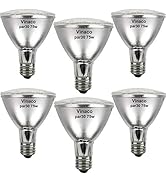 Vinaco PAR30 Flood Light 75W, 6 Pack High Brightness 1000LM PAR30 Halogen Long Neck Dimmable,PAR3...