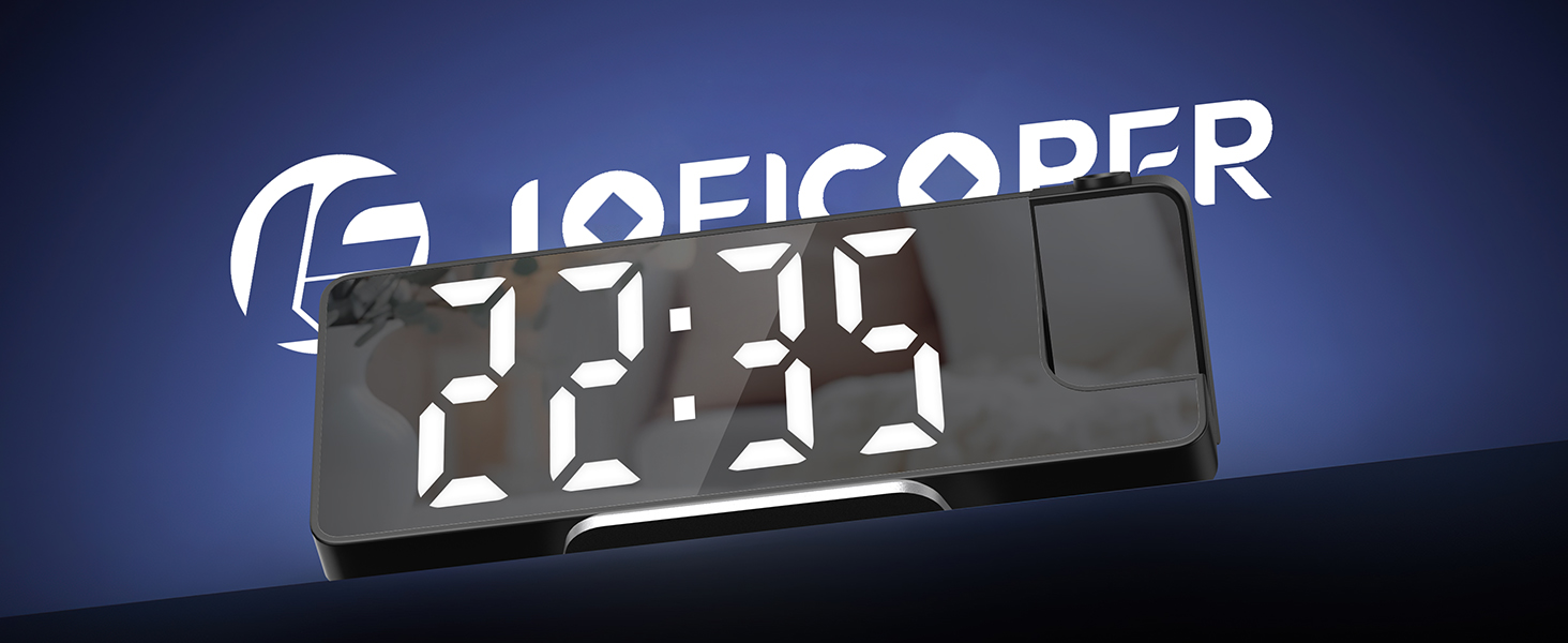 Projection Alarm Clock for Bedroom
