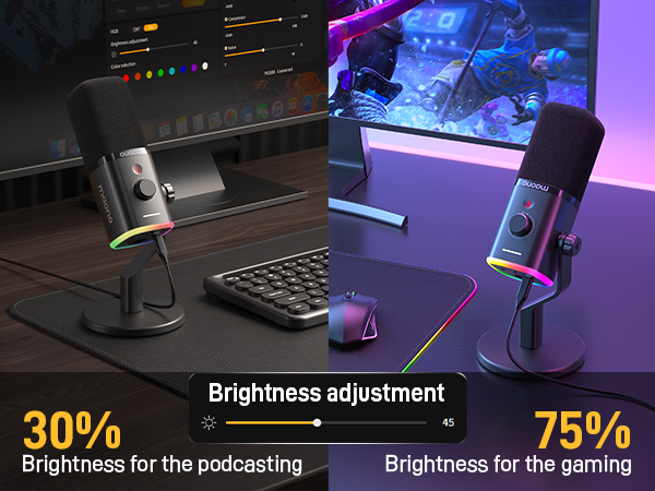 gaming microphone rgb