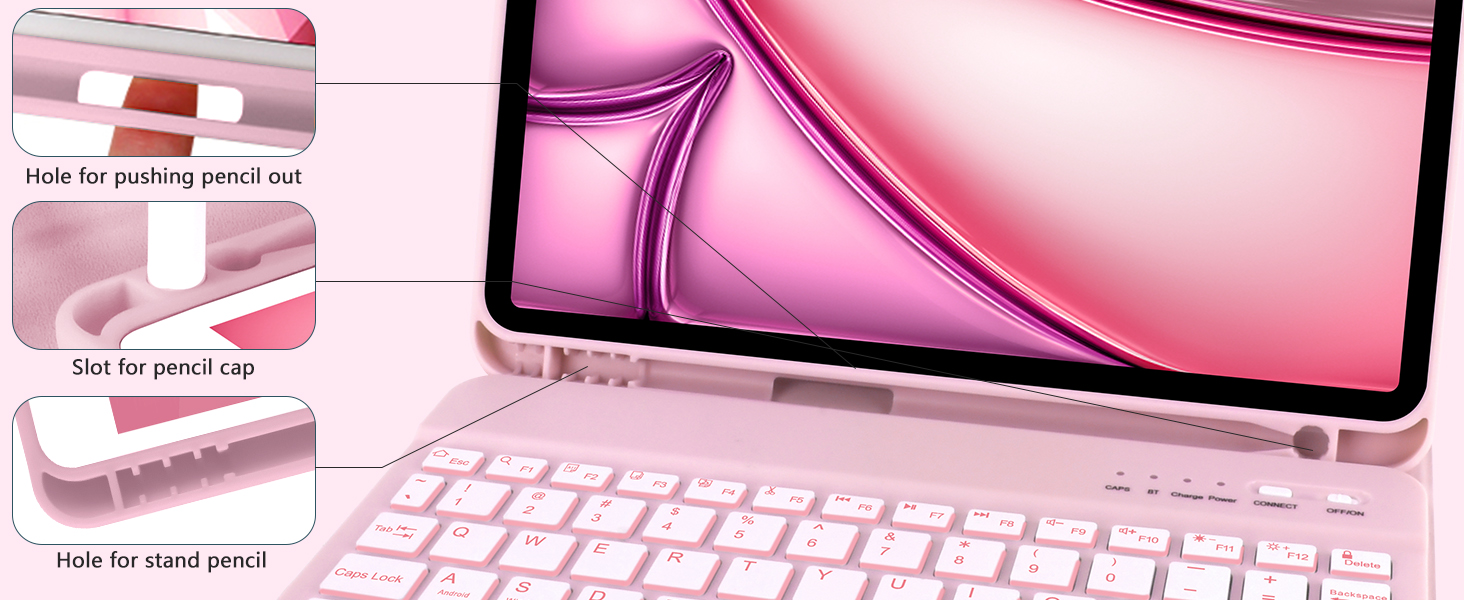 ipad air 11 inch case with keyboard
