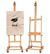 Wood H Frame Studio Art Easel