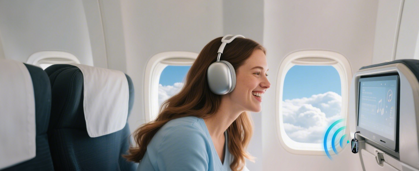 airplane bluetooth adapter for headphones