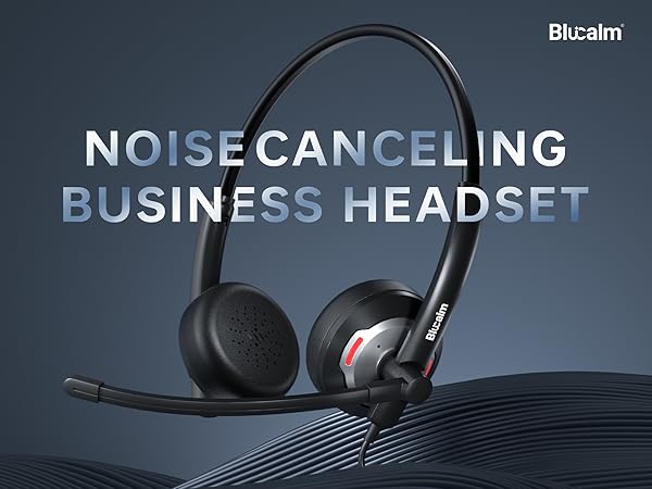 computer headset, laptop headset with microphone, headphones for computer with mic, headset for work
