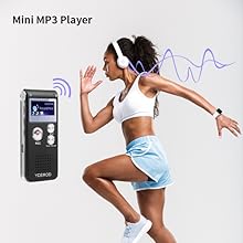 Discrete Sound Recorder with MP3 Player