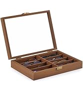 CO-Z Sunglasses Organizer with 8 Slots, Multiple Eyeglasses Eyewear Display Case for Women Men