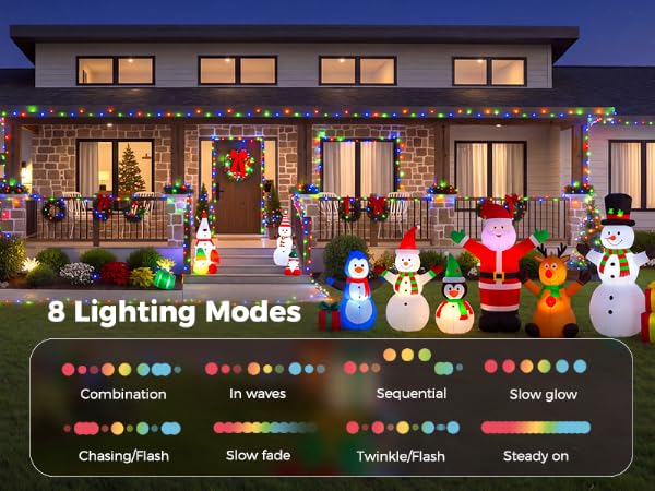 8 Lighting Modes