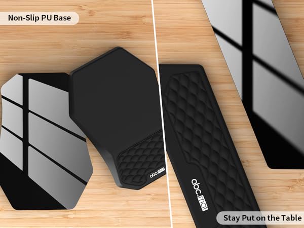 Ergonomic Mouse Pad and Keyboard Wrist Rest Set