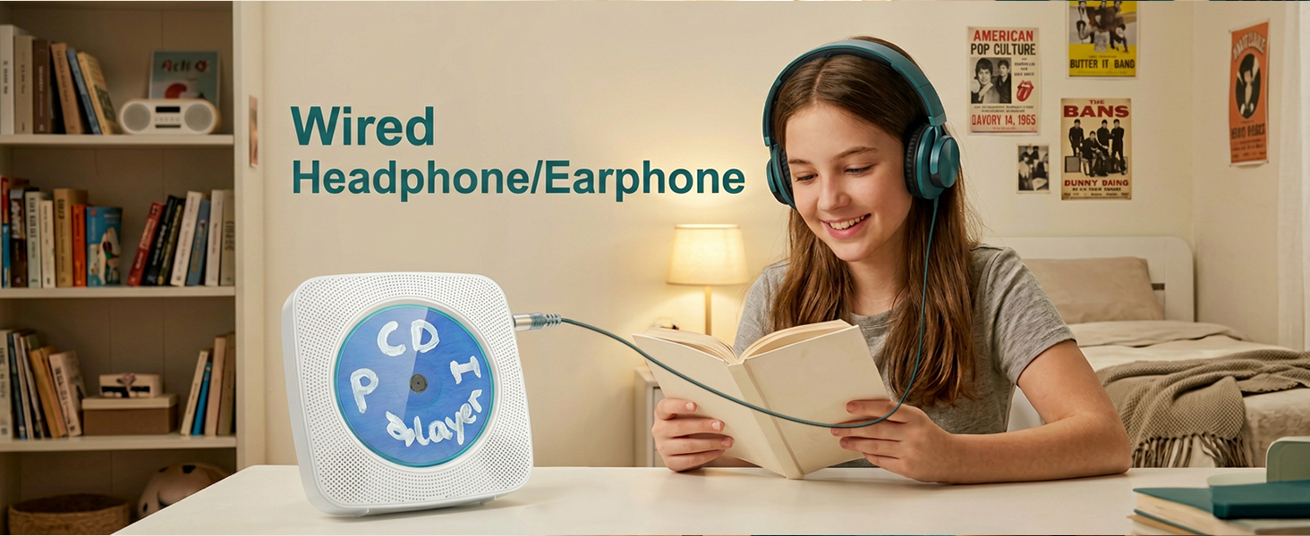Portable CD Player with Bluetooth
