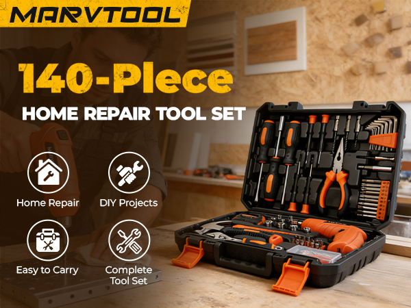 140 plece tool box