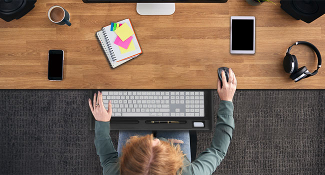 sliding keyboard tray