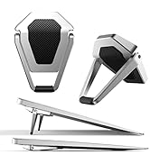 ZELMINE Laptop Stand for Desk, Portable Anti-Slip Keyboard Riser, Zinc Alloy Keyboard Stand, Comp...
