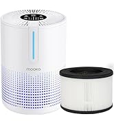 Air Purifiers for Bedroom Home with Extra 1 Filter, MOOKA HEPA H13 Filter Air Purifier with USB-C...