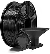 FLASHFORGE ASA Filament 1.75mm Balck, 3D Printer Filament 1kg (2.2lbs) Spool, Dimensional Accurac...
