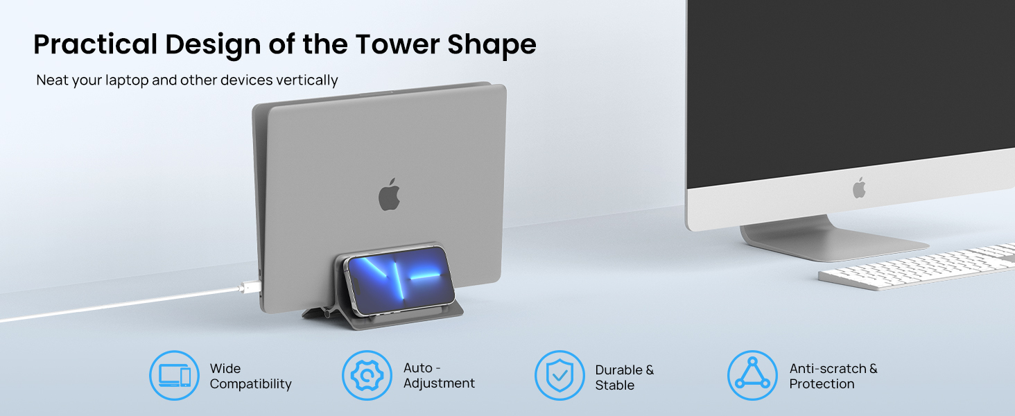 laptop holder vertical